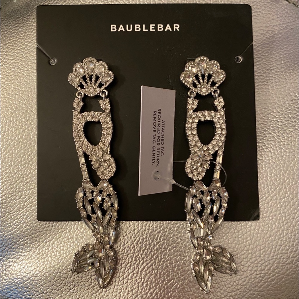 NEW BAUBLEBAR MERMAID “ARI” DROP EARRINGS SOLD OUT - Picture 3 of 4